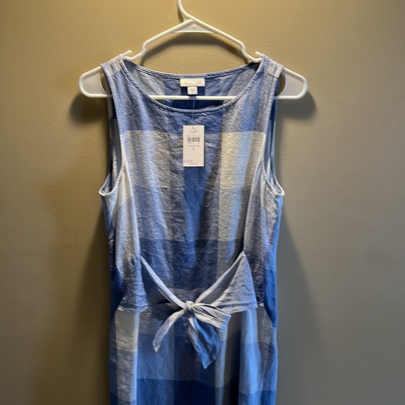 NWT J JILL LINEN DRESS! Size SMALL - Picture 2 of 6